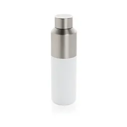 XD Collection Fluid Flasche aus RCS-zertifiziert recyceltem Stahl, 600ml, weiß, Weiß, – Produktbild 1 von 1