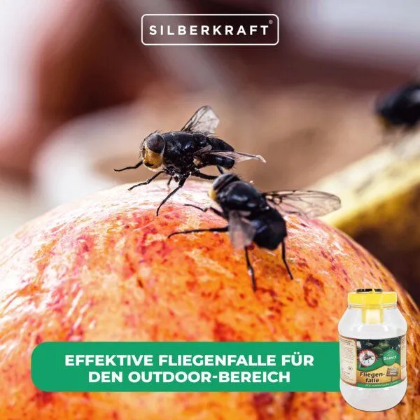 Silberkraft Silberkraft Silence Fliegenfalle: Optimaler Fliegenschutz für den Außenbereich – Produktbild 2 von 4