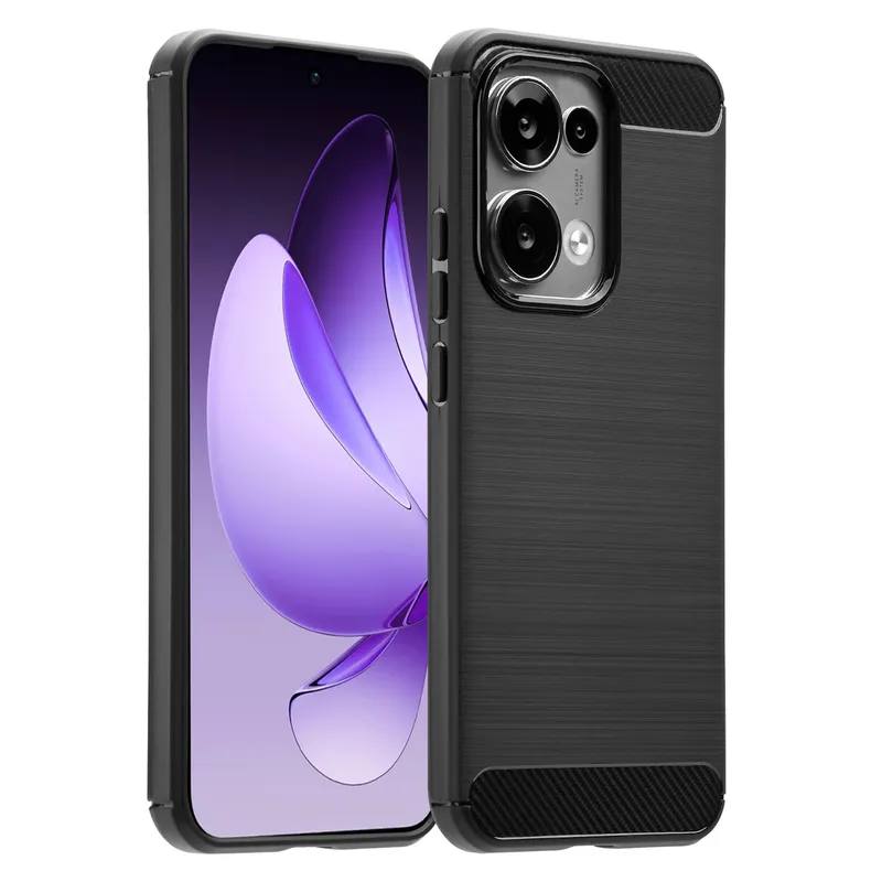 imoshion imoshion Brushed Back Cover für das Oppo Reno 13, Schwarz, – Produktbild 1 von 1