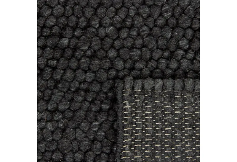 Consilio Concept Designteppich WOOLY Teppich Wohnzimmer Wolle Designer Natur Vegan, Kugelteppich, Filzkugelteppich, Wollteppich, Grau, – Produktbild 5 von 5