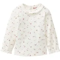 People Wear Organic People Wear Organic Langarm-Shirt Stehkragen Rüschen – Produktbild 1 von 1