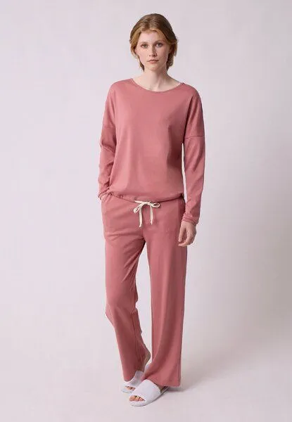 LANA Organic LANA Organic Pyjamashirt, Modell Ceres, Dusty rose, – Produktbild 3 von 4