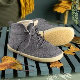 nahtur-design nahtur-design Knöchelhohe Barfuß-Sneaker | Bioleinen & Wolle | Barfußschuhe – Produktbild 1 von 1