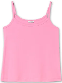 sheego Spaghettitop blumiges pink – Produktbild 1 von 1