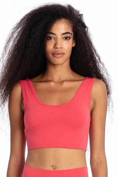 RAVENS VIEW IBIZA RAVENS VIEW IBIZA Damen vegan Yoga Top Elektrisch Rot, Hellrot, – Produktbild 2 von 2