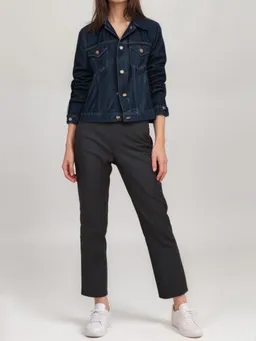 Will's Vegan Shop Will's Vegan Shop Recycelte Denim-Jacke Damen – Produktbild 1 von 1