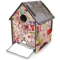 WERKHAUS WERKHAUS Toilettenpapierhalter ToPa-Haus Graffiti – Produktbild 1 von 1