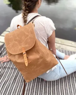 Snekkerbuks Snekkerbuks Wasserabweisender Lederrucksack / Laptoprucksack – Produktbild 1 von 1