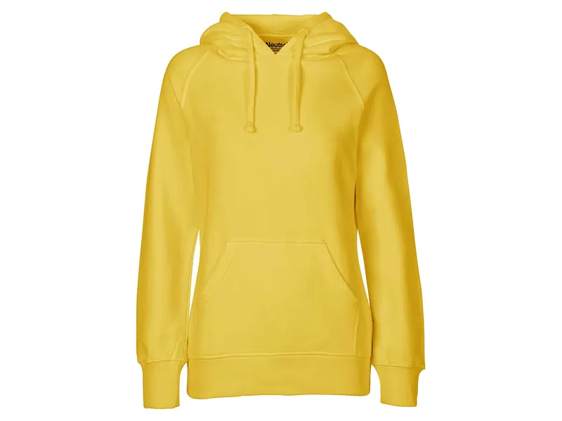 Neutral Neutral® Damen College Hoodie Hoody Kapuzenpullover Kapuzenpulli, Gelb, – Produktbild 1 von 5