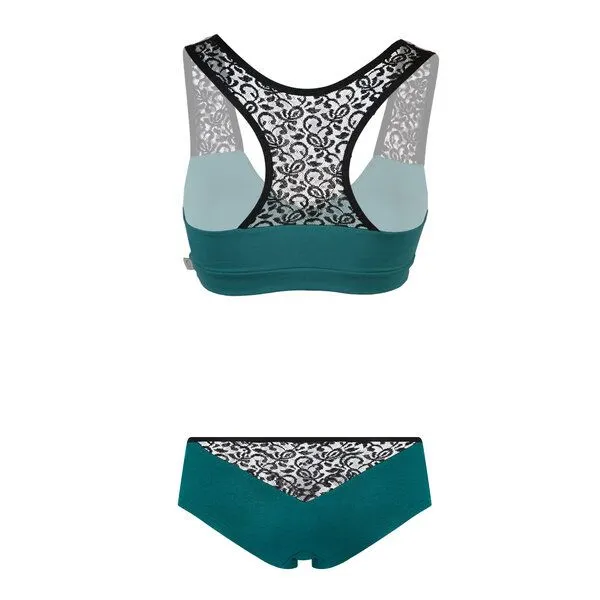 Frija Omina Frija Omina Set Bio-Hipster & Bustier Jondel, Smaragd (grün), – Produktbild 2 von 3