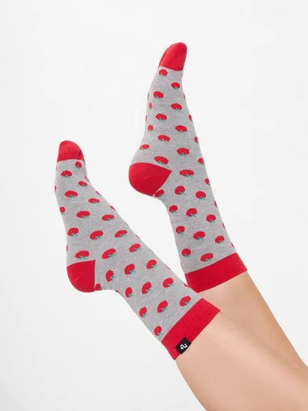 Natural Vibes Natural Vibes Bunte Socken Bio GOTS | Herren Damen Socken | Gemüse, Tomaten, – Produktbild 2 von 3