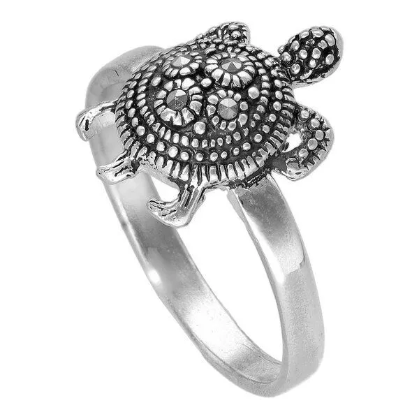 pakilia pakilia Silber Ring Sternschildkröte – Produktbild 3 von 5