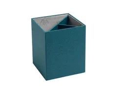 Exacompta 8 Exacompta Stifteköcher "Office By Me", 3 Fächer, 10,7x9x9 cm, blaugrün – Produktbild 1 von 1