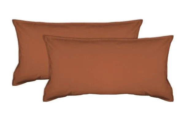 jilda-tex jilda-tex Bettwäsche 100% Bio-Baumwolle 135x200cm / 155x220cm 200x200cm, Terrakotta, – Produktbild 1 von 4