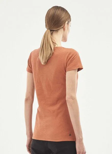 ORGANICATION ORGANICATION T-Shirt aus Bio-Baumwolle mit Print, Copper, – Produktbild 4 von 4