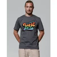 watapparel watapparel T-Shirt Unisex Celebrate Love, Anthracite, – Produktbild 1 von 1