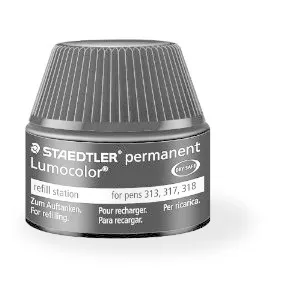 Staedtler STAEDTLER Nachfülltinte für Universalstift "Lumocolor" permanent, schwarz – Produktbild 2 von 2