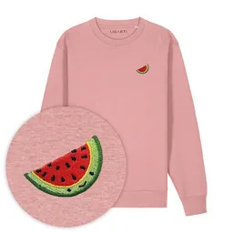LIGARTI Bestickter Pullover – Wassermelone – LIGARTI Tiermanufaktur – Produktbild 1 von 1