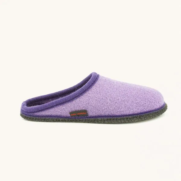 Kitz-Pichler Kitz-Pichler Filz-Hausschuh Grainau aus 100% Schurwolle - Damen & Herren Pantoffel, Flieder, – Produktbild 3 von 4