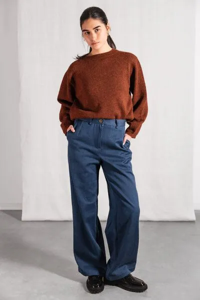 Jyoti - Fair Works Jyoti - Fair Works Bio-Baumwolldenim Hose Suhrutam, Denim, – Produktbild 1 von 4