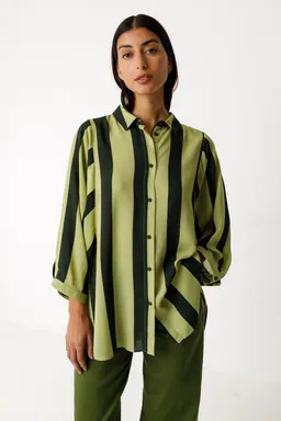 SKFK SKFK Damen vegan Shirt Katrin Grün – Produktbild 1 von 1