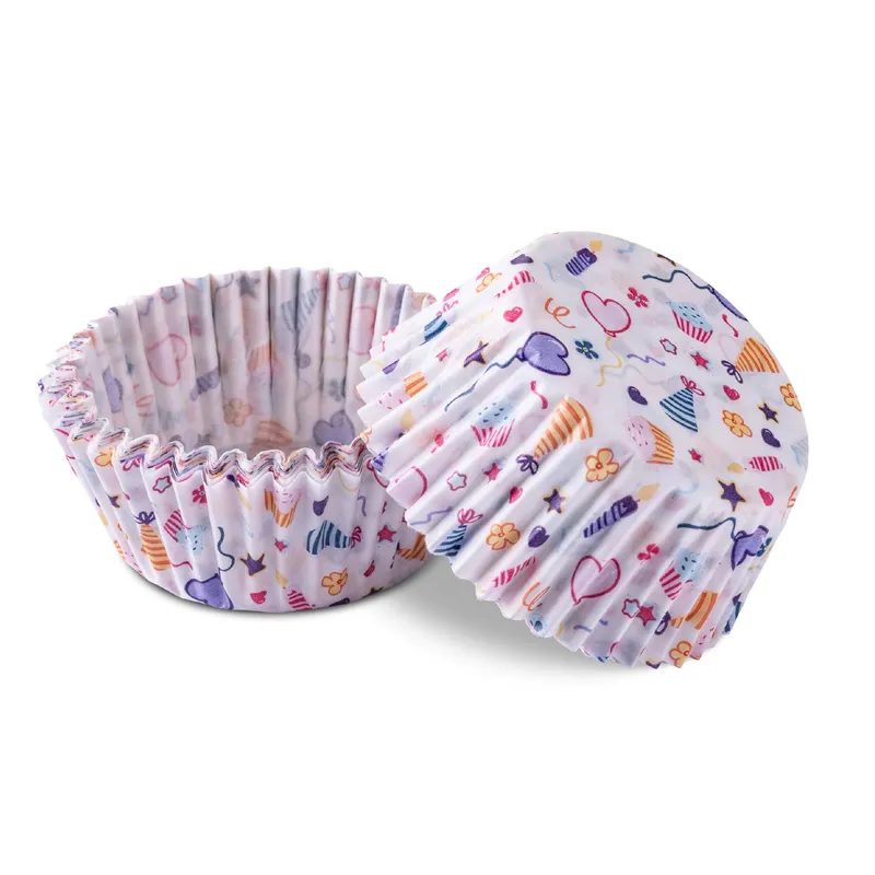ZENKER Zenker Muffinförmchen Happy Bithday, Ø5cm, 50 Stk. – Produktbild 3 von 3