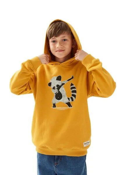 Band of Rascals Band of Rascals Dab Hooded, Mustard, – Produktbild 3 von 4
