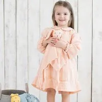 OrganicEra OrganicEra Peter-Pan-Kragen-Kleid aus Bio-Musselin – Produktbild 1 von 1