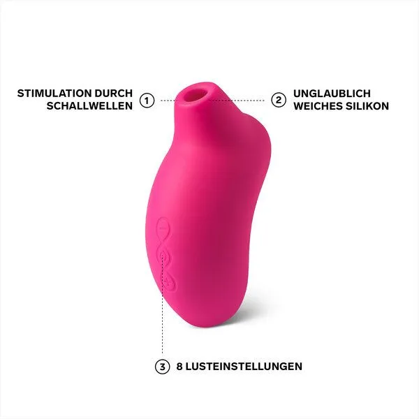LELO Klitoris-Stimulator mit Schallwellen - LELO SONA, Cerise, – Produktbild 2 von 4
