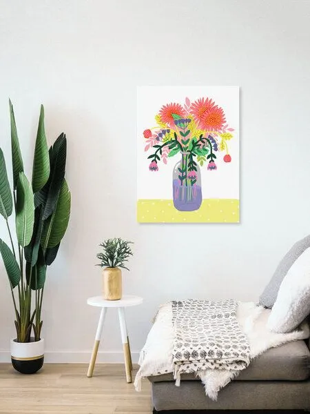 Photocircle Photocircle Poster / Leinwandbild - Flowers in a bottle – Produktbild 4 von 4