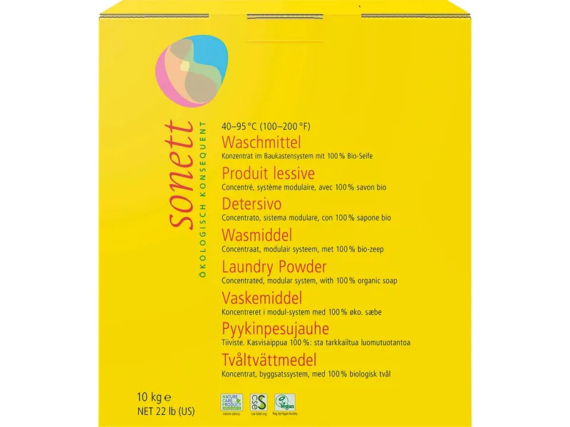 Sonett Sonett Waschmittelpulver-Konzentrat, 10 kg – Produktbild 1 von 1