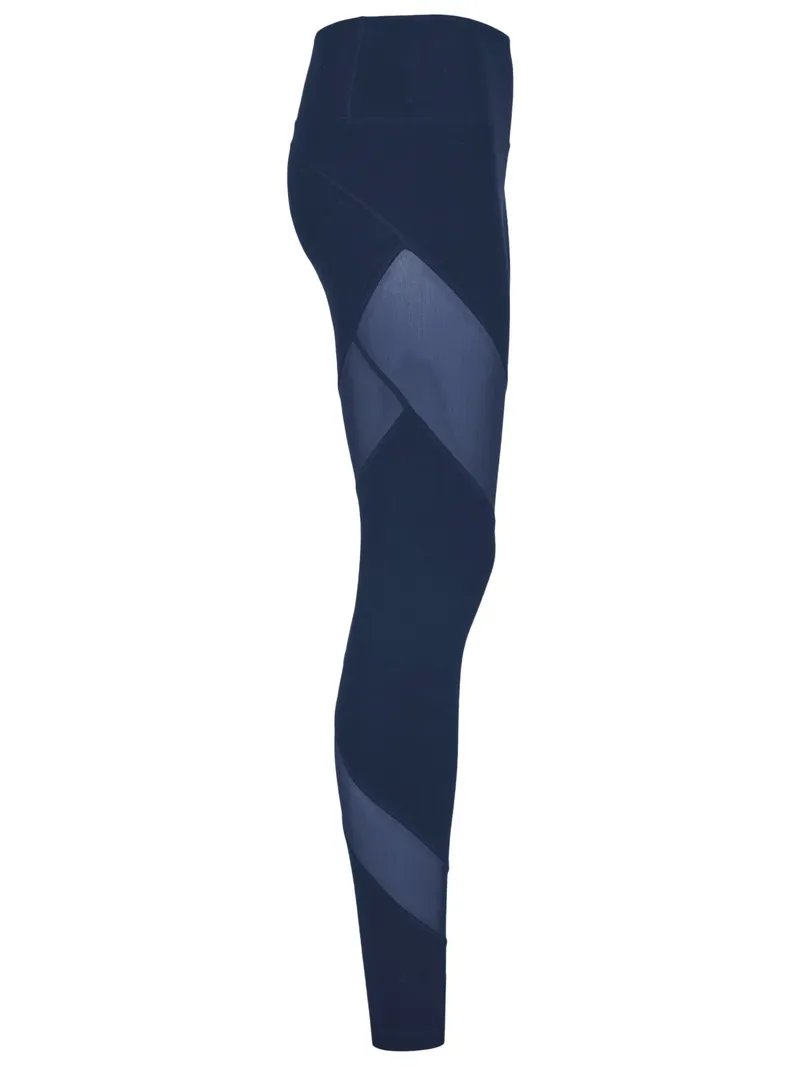 nice to meet me nice to meet me Damen vegan Energy Legging Mesh Night Sky, Extra dunkelblau, – Produktbild 1 von 2
