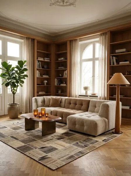 Rugtales Kelim Tekkeh „Rugtales“ aus Schurwolle, Beige, – Produktbild 6 von 8