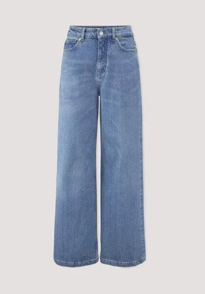 hessnatur hessnatur Jeans Super Wide Leg aus Bio-Denim, Medium blue, – Produktbild 3 von 3