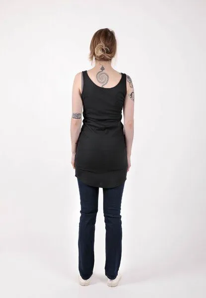 TORLAND TORLAND Damen Tanktop Kleid TAMINA, Schwarz (black), – Produktbild 4 von 4