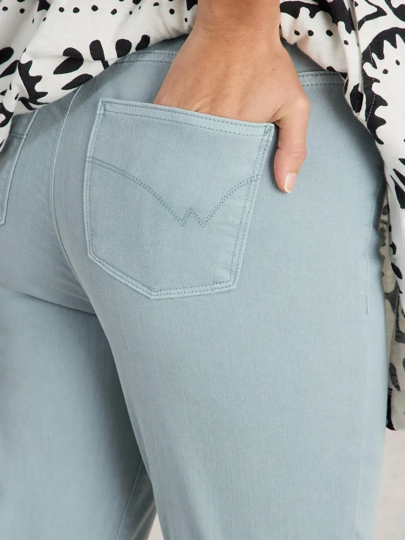 White Stuff Janey Cropped Jegging - 42/R, Mittelblau, – Produktbild 3 von 4