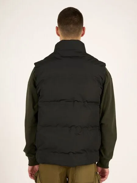 KnowledgeCotton Apparel KnowledgeCotton Apparel Weste für Herren - Puffer Vest - aus recyceltem Polyester, Black jet (schwarz), – Produktbild 2 von 4