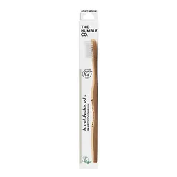 The Humble The Humble Co. Bambus-Zahnbürste Erwachsene Medium - Weiß – Produktbild 1 von 1