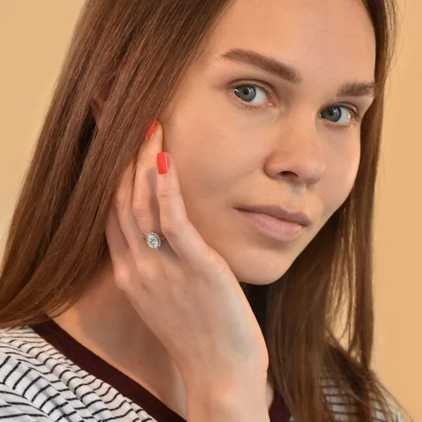 Eppi Eppi Ring mit Moissanit und Lab Grown Diamanten Arya – Produktbild 3 von 4