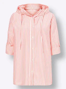 heine Gestreifte Bluse orange-ecru-gestreift – Produktbild 1 von 1