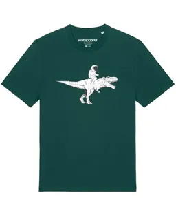 watapparel watapparel T-Shirt Unisex Astronaut on T-Rex – Produktbild 1 von 1
