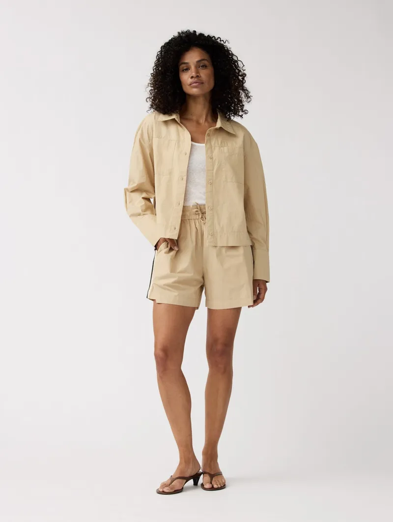 Alchemist Alchemist Damen vegan Shorts Pfingstrose Tape Sand Beige, Beige, – Produktbild 1 von 2