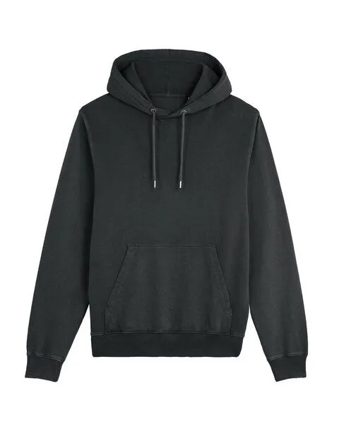 Greenspired Greenspired Vintage Unisex-Hoody aus 100 % Biobaumwolle, French Terry 300g/m² XXS-3XL, Schwarz, – Produktbild 1 von 1