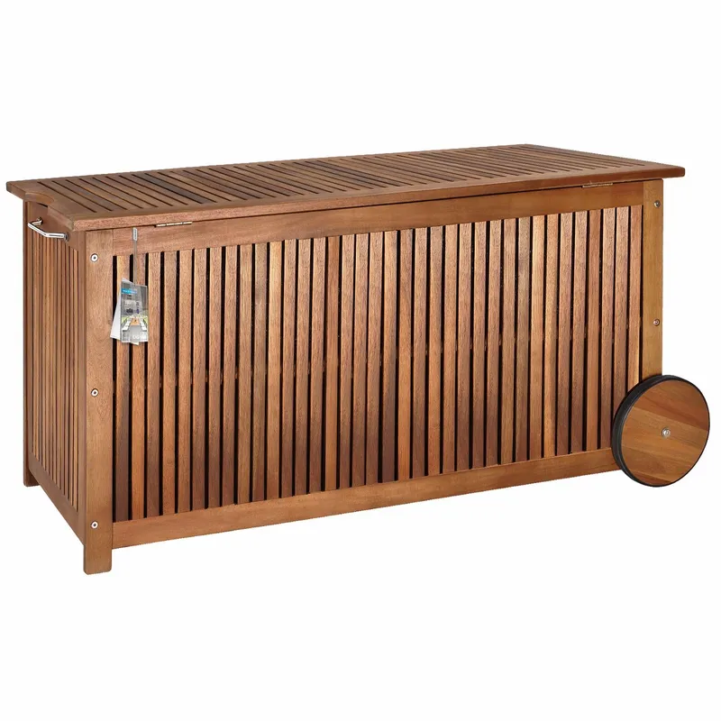 Casaria® Casaria Deuba Auflagenbox mit Rädern und Edelstahlgriff – Produktbild 1 von 1