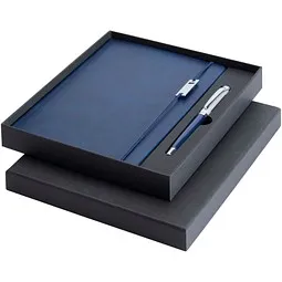 Luxe Luxe Legato Elegance A5 Hardcover Notizbuch mit Tintenroller Set, Ocean Blue2 – Produktbild 1 von 1