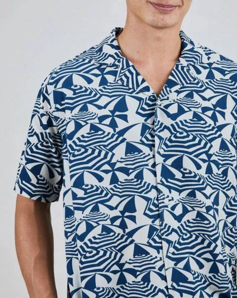 Brava Fabrics Brava Fabrics Sombrillas Aloha-Hemd Blau – Produktbild 3 von 3