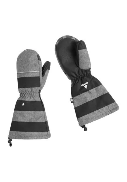WeeDo WeeDo Fausthandschuhe „Racoondo“, Grey melange, – Produktbild 1 von 4