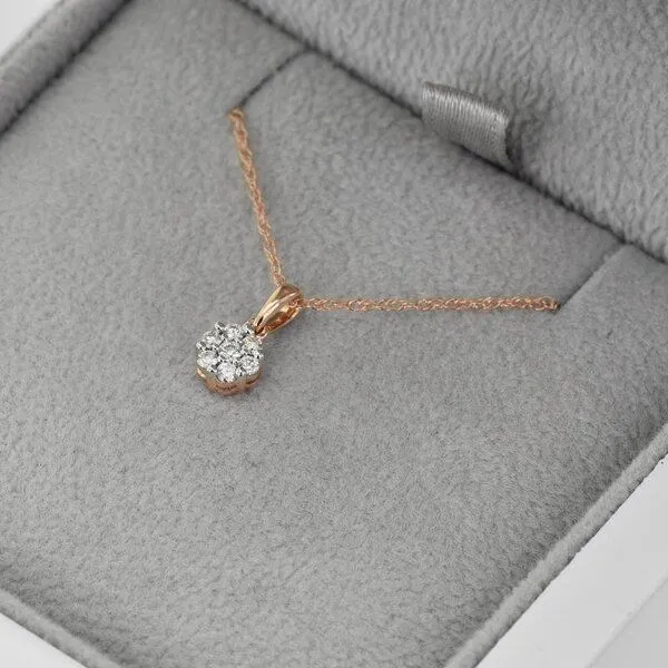 Eppi Eppi Halskette mit Diamant Jenoulita, Rosa, – Produktbild 4 von 4