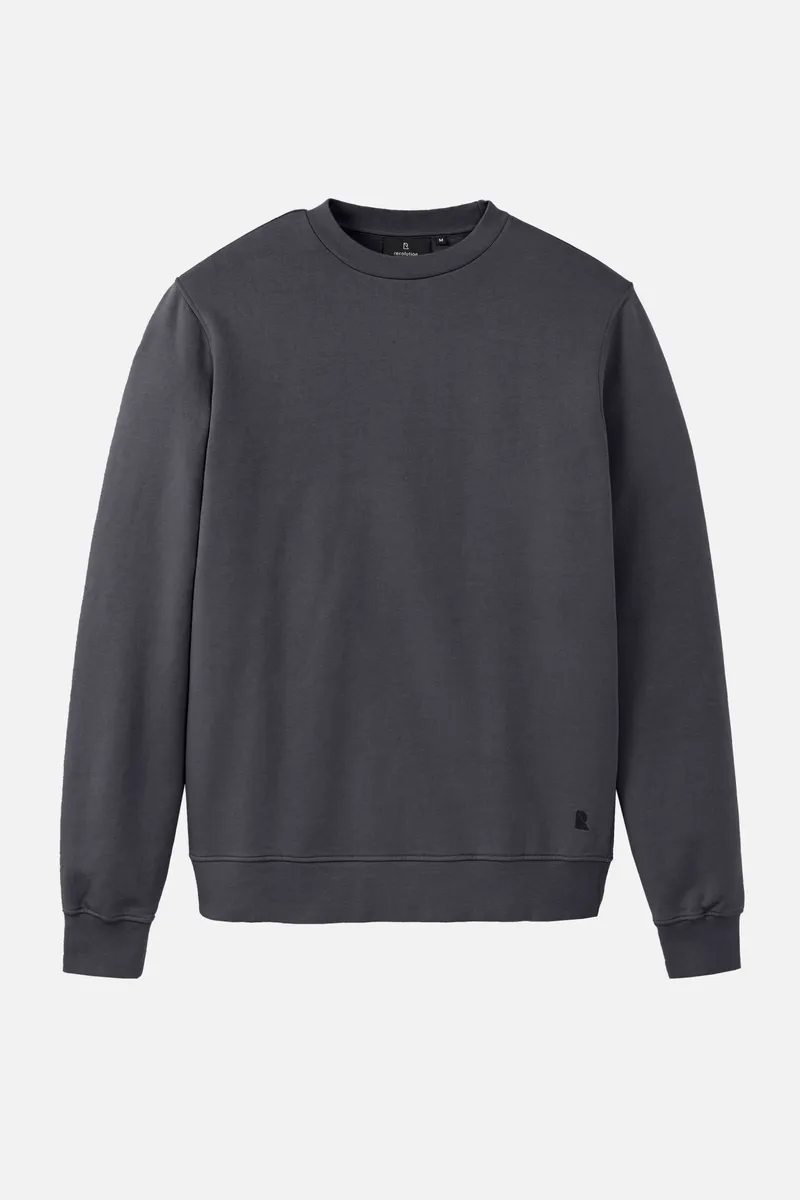 recolution Recolution Herren vegan Sweatshirt Tamarillo Dunkelgrau, Dunkelgrau, – Produktbild 1 von 1