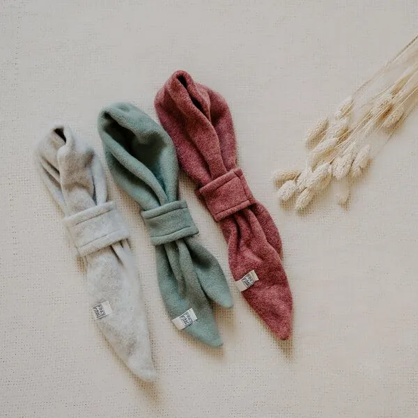 FINO & Stitch FINO & Stitch DIY Nähset Schal Baby Bio-Baumwollfleece - zugeschnitten, Grün, – Produktbild 4 von 4